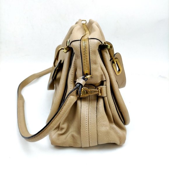 Chloe Hand Bag Beige Leather - Picture 3 of 9